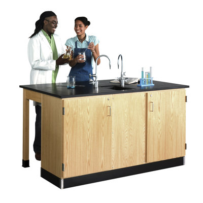 Diversified Woodcrafts 68'' L x 36'' W Rectangle Resin Workstation