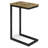 Davisville Solid Mango Wood C Side Table, Modern Industrial Boho with Resin Inlay