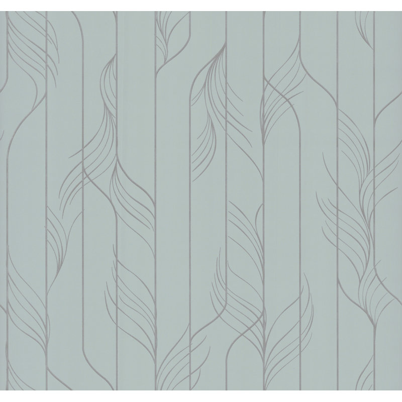 Papier peint élémentaire avec perle neutre et argent, Bleu