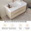 Meuble-lavabo moderne avec lavabo encastré