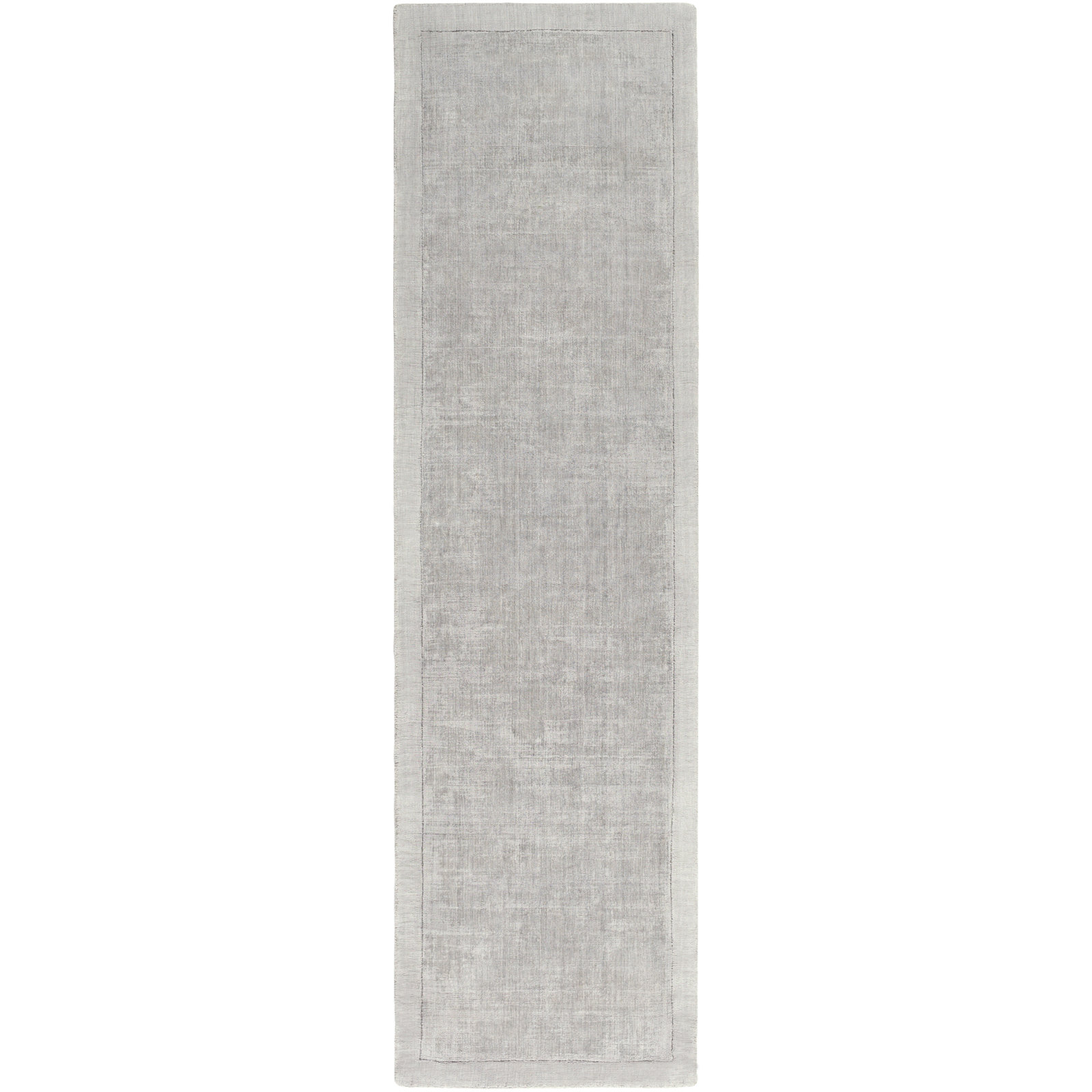Mckinley Handmade Viscose Light Sage Rug, Runner 2'3" x 8'