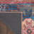 Machine Washable Southwestern Blue/Red Area Rug-1493110971