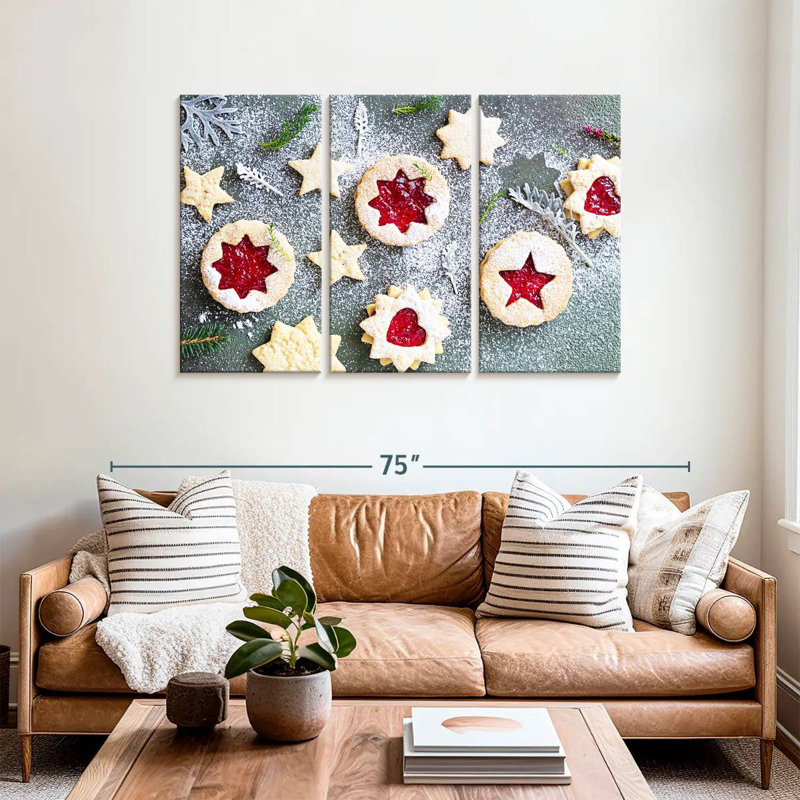 Biscuits Senne Festive Linzer, H 36 po x l 57 po