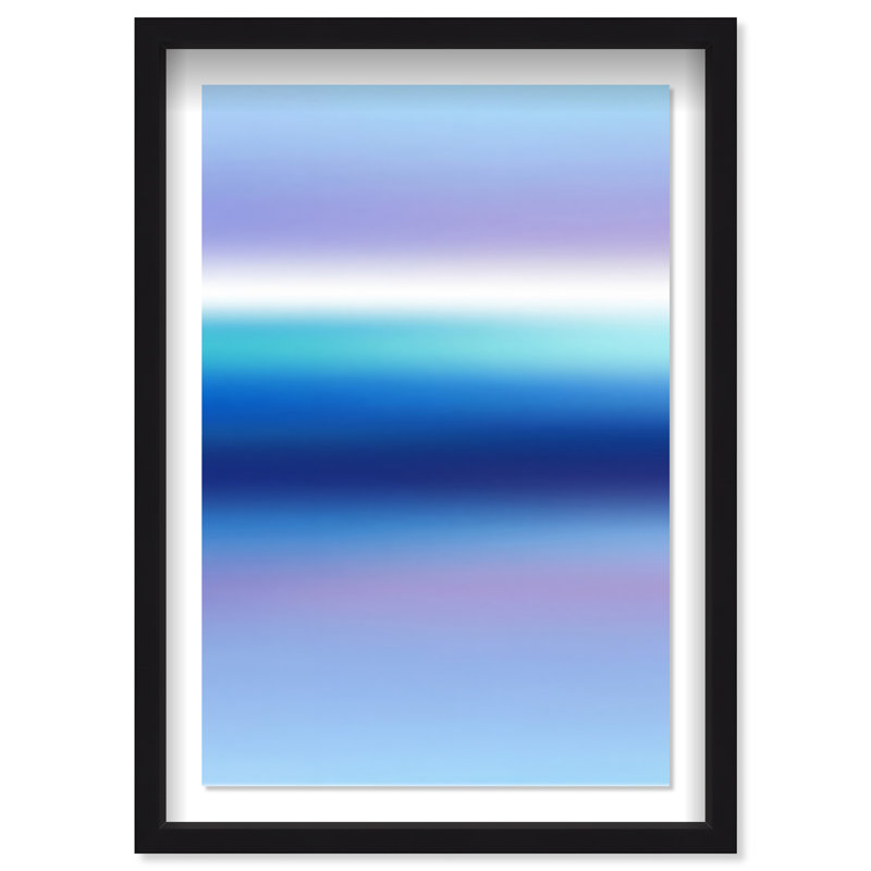 Moonlit Gradient Print by Oliver Gal, 46.5"H x 31.5"W, Black Shadowbox