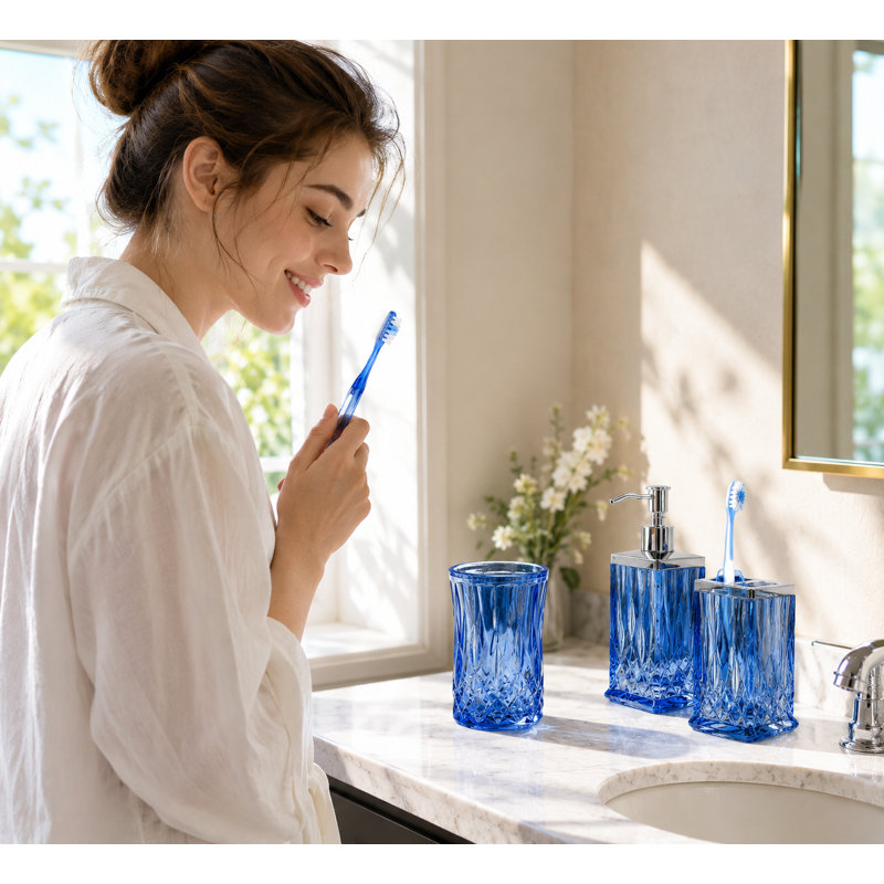 Blue Bathroom Accessories