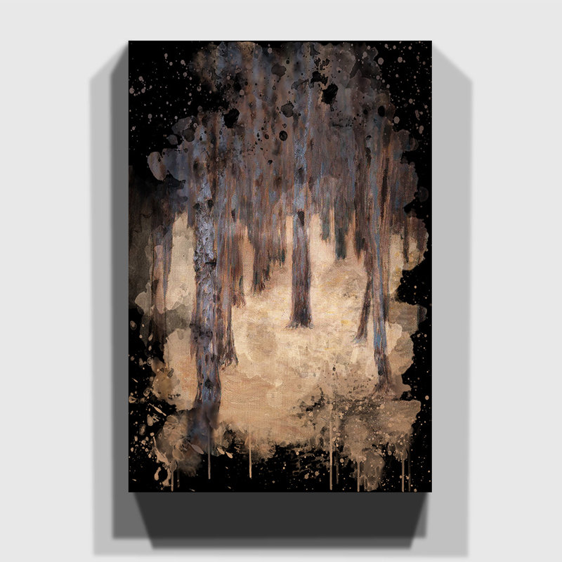 Forest by Gustav Klimt - Wrapped Canvas, 60cm H x 40cm W