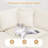 116.9" Corduroy Sectional Corner Sofa 5 Piece Oversized Modular Deep Seat Cloud Couch With Upholstered Movable Ottoman-502846332-502467061