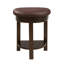 Ensemble de table de bar 4 pièces avec 3 tabourets de bar rembourrés en polyuréthane, table de petit-déjeuner avec 3 tabourets rembourrés Ensemble de table de salle à manger à hauteur de comptoir en bois massif pour le salon, la salle à manger.  Espresso-1206492439