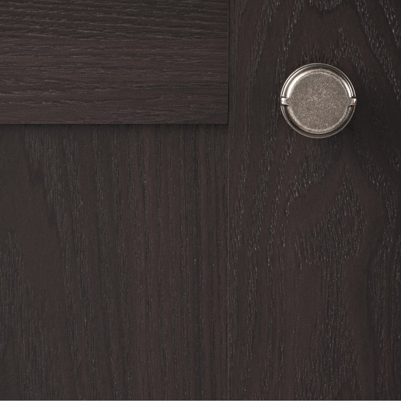Poignée cylindrique de 1 1/4 po de diamètre, Nickel noir vibré