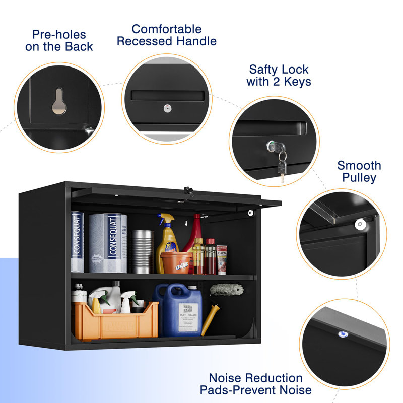 Metal Basic Storage System, Black