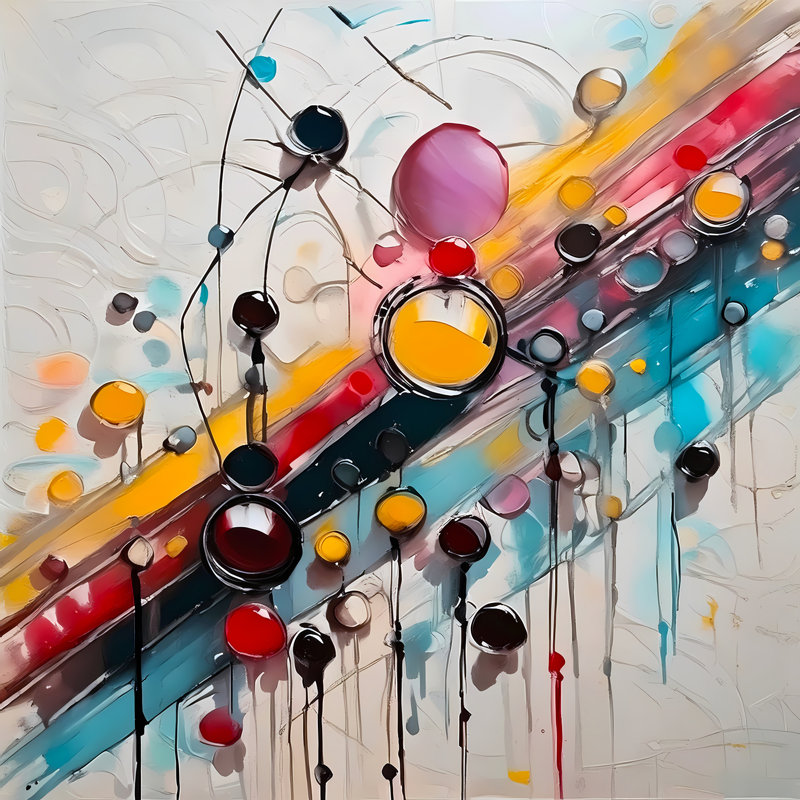 Quantum Mechanics, 24" H x 24" W