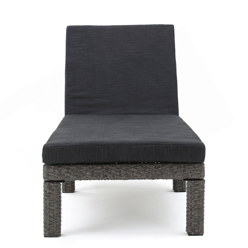 Versatile Outdoor Wicker Lounger For All-Season Relaxation