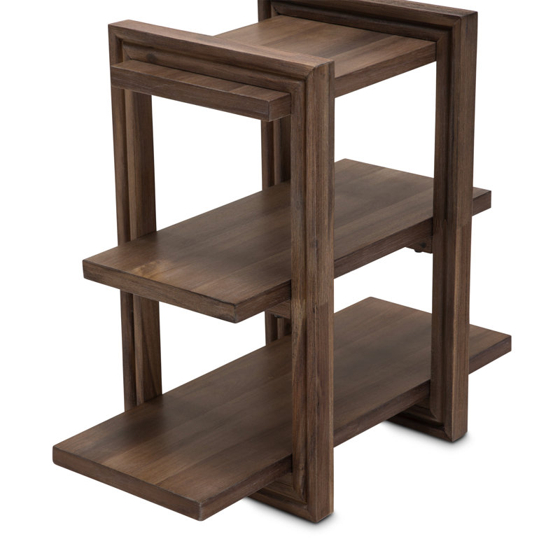 Hudson Ferry Wood Accent Table - Dirftwood