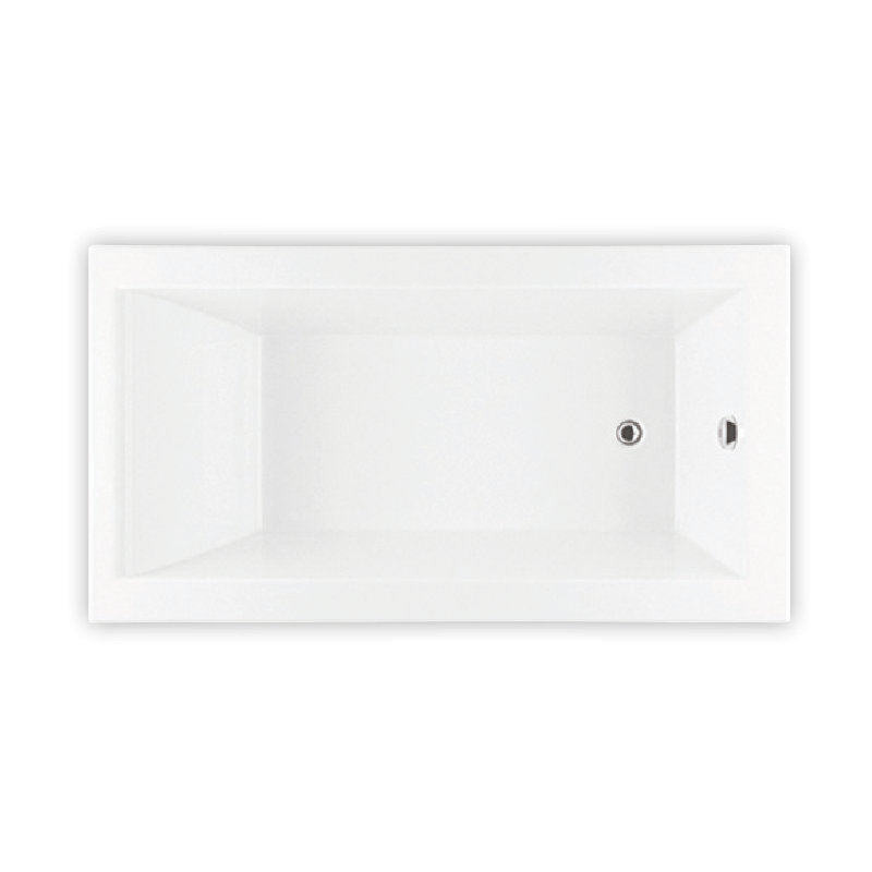 Origami 66'' L Soaking Bathtub, Left