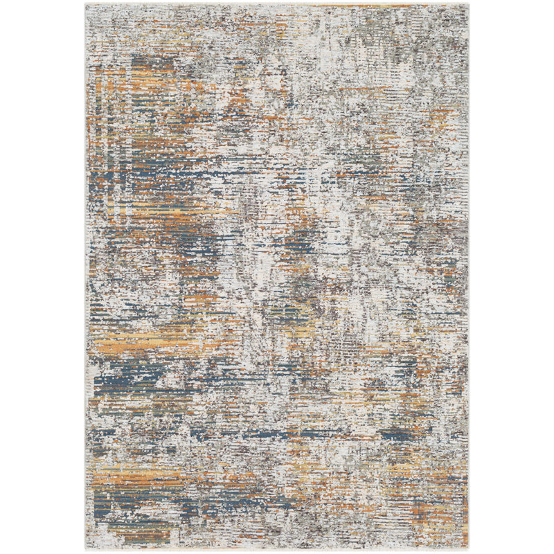 Mckeel Abstract Indoor Rug, Rectangle 2' x 3'3"