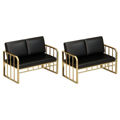 Banc de restaurant, café, bistro, noir