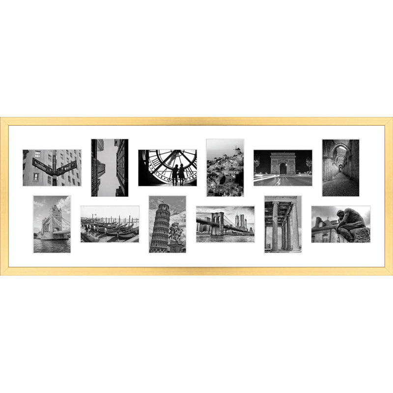 Lizbella Collage Picture Frame, Gold