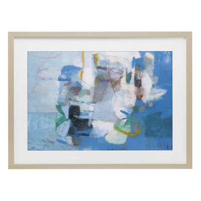 «Shift In Perspective Abstraction», reproduction encadrée sous verre, design par Jennifer Cummings