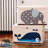 3 Sprouts  - Toy Chest Storage Box for Kids Playroom, Whale
