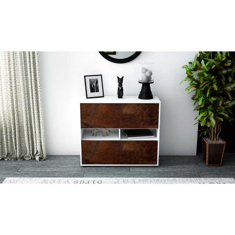Regent Sideboard, White/Red