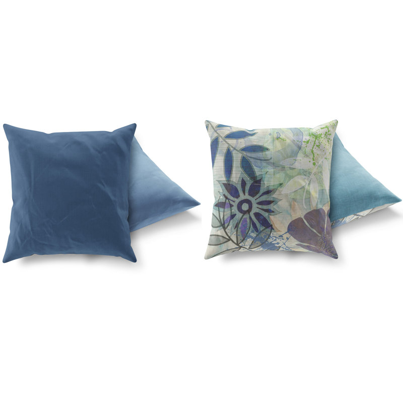 Outdoor Reversible Throw Pillow