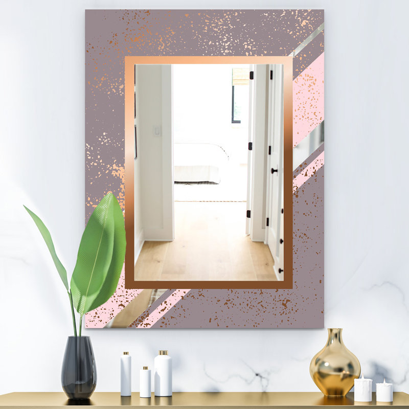 Miroir mural Border, H 32 po x l 24 po