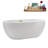 62.2'' x 28.7'' Soaking Acrylic Bathtub-95288336