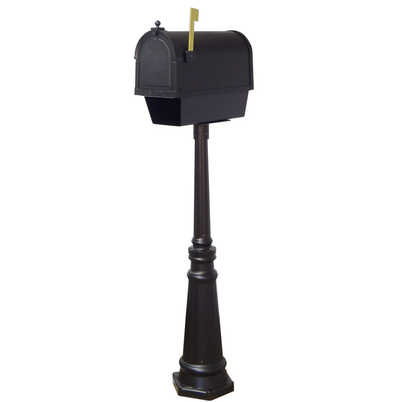 Boîte aux lettres verrouillable avec poteau Berkshire, H 15 po x l 9 po x P 20 po