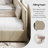 Upholstered Daybed With Backrest, Reversible Armrests, And Storage Drawers-1349014263-1350107099