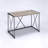 Jodie Rustic Oak & Antique Black Finish Writing Desk