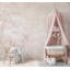 Papier peint pastel, paysage tropical, cerf, fauve, palmiers-1060593492-1060593488