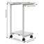 Table de bout en C avec roulettes (11,81 x 9,84 x 23,62 po)-2109869100