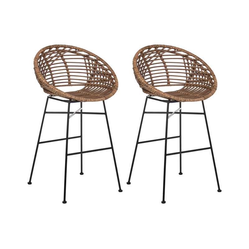 Counter Stool, Brown / Black