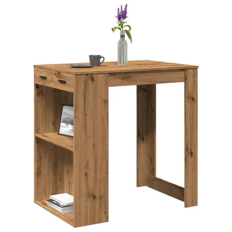 51-9 Rectangular Dining Table, Artisan oak