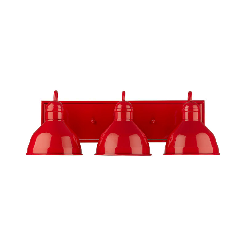 Hachiro Dimmable Vanity Light, Red, 3