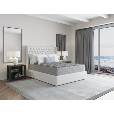 10" King Mattress - Firm, Smooth Foam Top, Cooler Nights With Ice Cover, Graphite For Relief, Hd Core Firm Foam, Long Lasting Comfort, Copper Gel