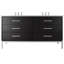 Rift White Oak Double Drawer Bath Vanity-1245886844-1245886829-1246454337