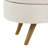 Ottoman Oval Storage Bench,Rubber Wood Legs-2122722694