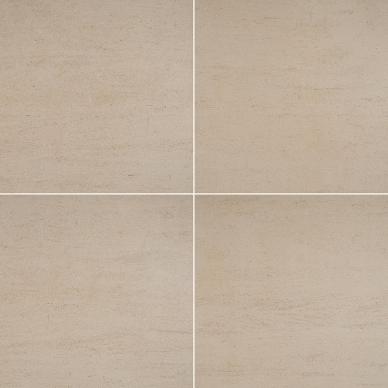 Westvale Buff 24 in. x 24 in. Matte Porcelain Stone Look Floor and Wall Tile, 24" x 24", Buff