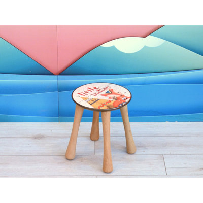 Kids 11.42'' Wood Desk Or Activity Chair Stool
