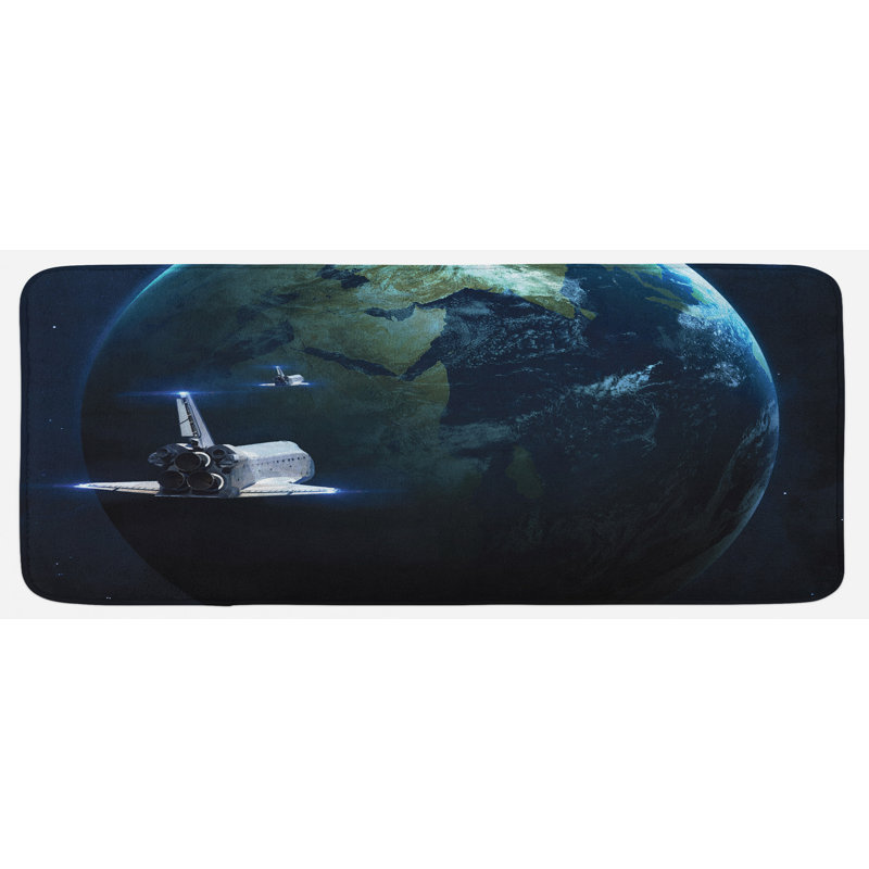 Tapis de cuisine galaxy