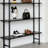 Black Metal Industrial Display Shelf-1778608481