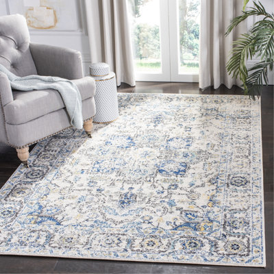 Tapis oriental gris / ivoire Christa