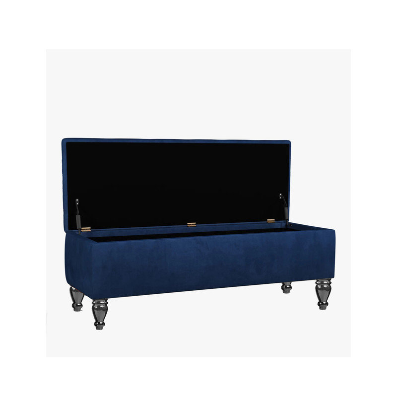 Lisbon Ottoman Bench with Storage, End of Bed Bench, Rectangle Coffee Table, Upholstered Footstools, Grey