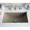 Lavabo de salle de bain rectangulaire encastré en béton Cabrillo NativeStone
