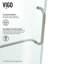 Monteray 34" W x 34" D x 73" H Hinged Frameless Shower Enclosure with 3/8  Clear Glass-50807750