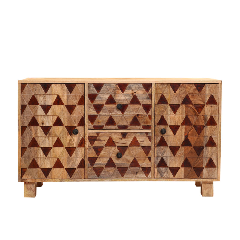 120cm Solid Wood Sideboard