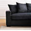Canapé modulaire surdimensionné deux pièces de luxe Luxe pour salon, canapé en L de 102,4 po avec méridienne, revêtu de velours côtelé-308341041