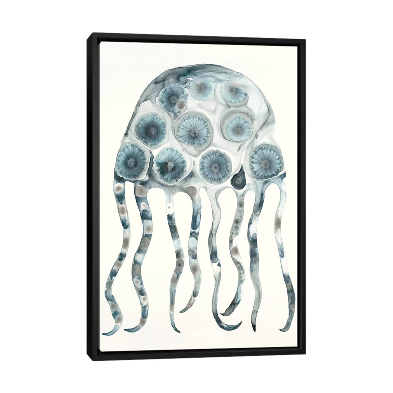 « silver gelée » par laura van horne, reproduction d’impression sur toile, H 26 po x l 18 po x P 1,5 po, Pas de tapis