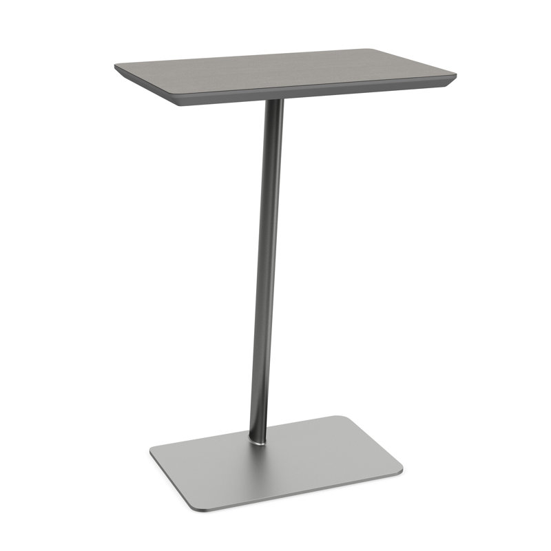 Pieds de table personnels Willow, Argent argent, Sergé sarrasin
